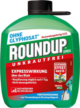 Roundup Express Unkrautfrei Anwendungsfertig 2,5 L Kanister Fertigmischung 