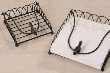 Serviettenhalter Serviettenständer antik14cm Eisen klein