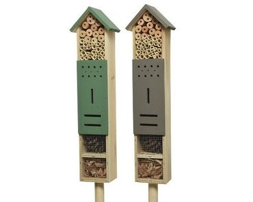 Insektenhotel Insektenhaus Nistkasten Schmetterling Nützlinge H 18cm B14,5cm Stückpreis