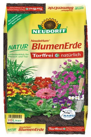 Neudorff NeudoHum Blumenerde Erde 20 Liter