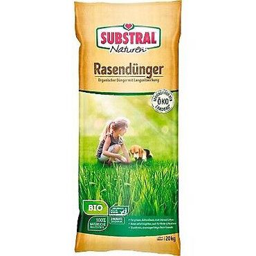 Substral Naturen Bio Rasendünger Sport- Spiel- Zierrasen Langzeitwirkung 20 kg
