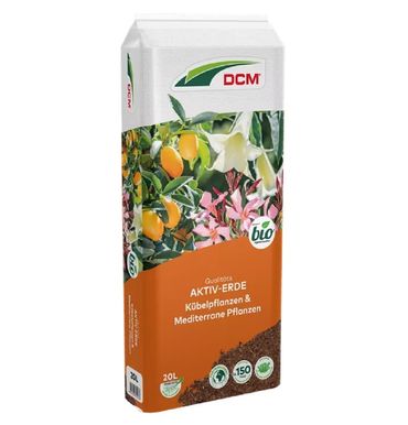 Cuxin DCM Aktiv-Erde Kübelpflanzen & Mediterrane Pflanzen 20 l
