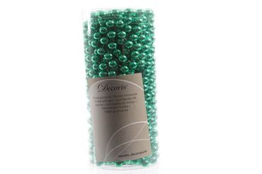 Perlenkette Perlenband Perlengirlande Kunststoff Ø0,8 cm L10 m grün