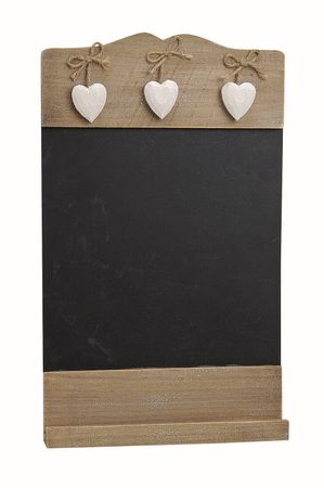 Memo Tafel zum hängen mit 3 Herzen