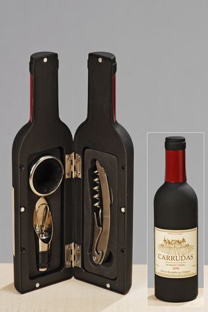 Wein Zubehör 4-tlg. Barzubehör Edelstahl Korkenzieher Kapselschneider Weinöffner
