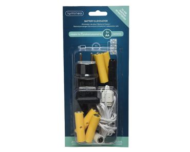 Batterie-Ersatz pvc BO indoor L.300cm schwarz/weiß