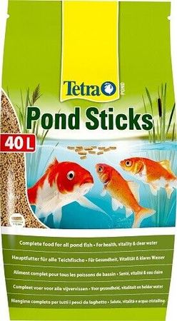 Tetra Pond Sticks Fischfutter Hauptfutter für alle Gartenteichfische 40 L Beutel
