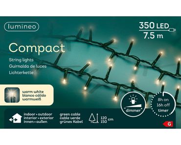 LED Compact Beleuchtung Outdoor L.750cm 350L grün/warmes weiss