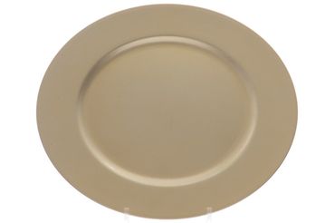 Dekoteller Platzteller Weihnachtsteller Ø 33 cm gold