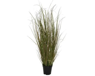 Gras Topf Kunstpflanze Kunstblume Hochzeit Dekoration grün H 60 cm Ø 30 cm
