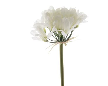 Blume Seidenblume Lilie Schmucklilie weiß 60 cm