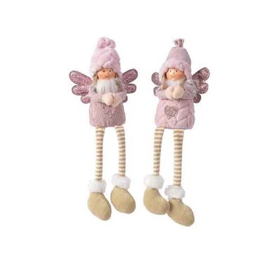 Engel Schutzengel Weihnachten Geschenk pink Plüsch 39 cm Stückpreis