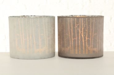 Windlicht Helwig 2 sortiert Glas H.24cm Stückpreis