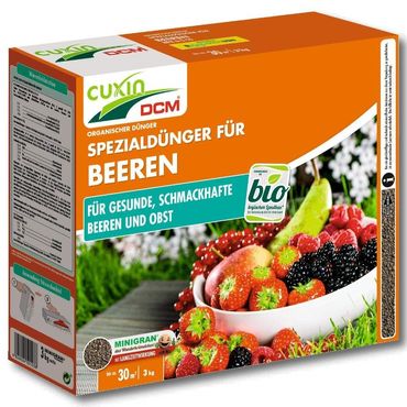 Cuxin DCM Spezialdünger 3kg Beeren + Obstbäume