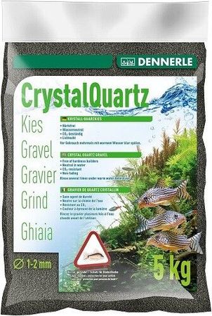 Dennerle Kristall-Quarzkies diamantschwarz 5 kg