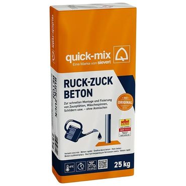 Quick Mix Ruck-Zuck 25kg Schnellbeton Fertiggemisch