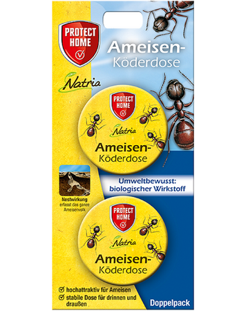 Protect Home Natria Ameisen-Köderbox 2 Stück Ameisenmittel