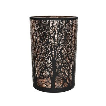 Kerzenhalter Teelichthalter Advent Weihnachten Baum schwarz Ø10x12 cm