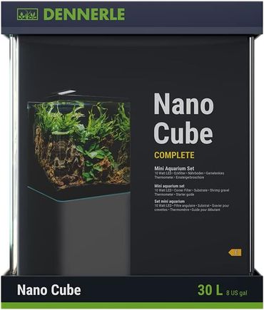 Dennerle 3308 Nano Cube Complete, 30 Liter - Mini Aquarium Komplettset