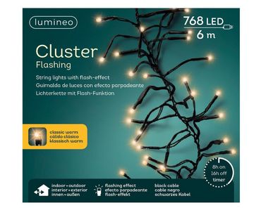 LED Compact Beleuchtung Outdoor L.600 cm 68L klassisch warm flash