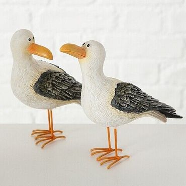 Deko Möwe maritim Figur Leni  Kunstharz H 15 cm Stückpreis