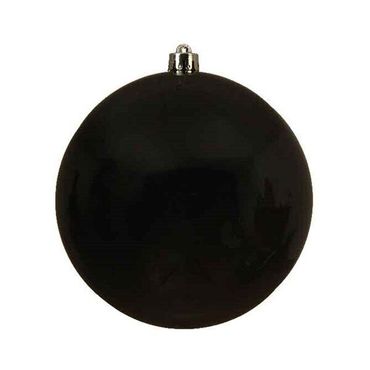 Christbaumkugeln Weihnachtskugeln bruchfest Ø 14 cm 1 Stück schwarz glanz