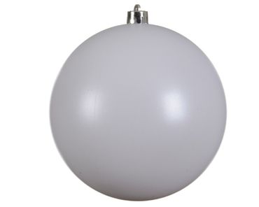 Christbaumkugeln Weihnachtskugeln bruchfest Ø 20 cm 1 Stück winterweiß glanz