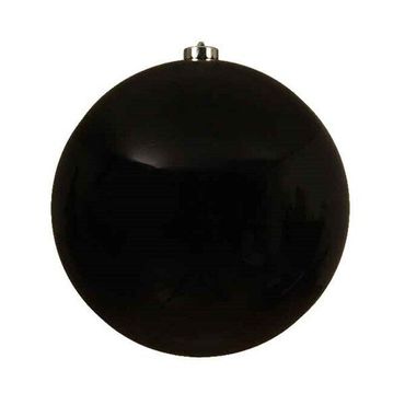 Christbaumkugeln Weihnachtskugeln bruchfest Ø 20 cm 1 Stück schwarz glanz