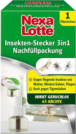 Nexa Lotte Insekten-Stecker 3in1 Nachfüllpack Stück