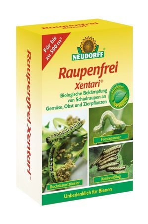 Neudorff Raupenfrei Xentari 25 g biologisch  für Kohlgemüse Wein und Kernobst