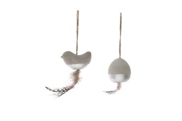 Beton Osteraufhänger 2er-Set