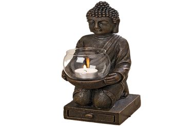 Windlicht Buddha H ca.30cm.