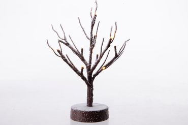 LED Baum beschneit batteriebetrieben Innenbereich 28 cm