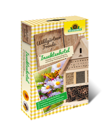 Neudorff WildgärtnerFreude Insektenhotel Insektenhaus für Bienen Insekten Schmetterlinge