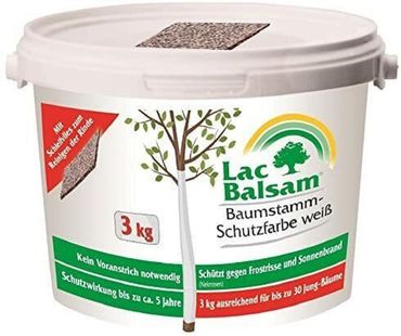Etisso Lac Balsam Baumstamm Schutzfarbe weiß 3 kg Baumpflege