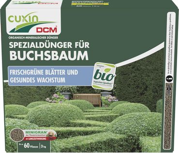 Cuxin DCM Spezialdünger Buchsbaum 3 kg Minigran