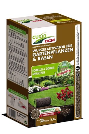 Cuxin DCM Wurzelaktivator Gartenpflanzen & Rasen Anwachshilfe 1,5  kg