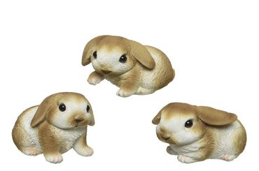 Osterhase Poly Hase Deko 3er Set