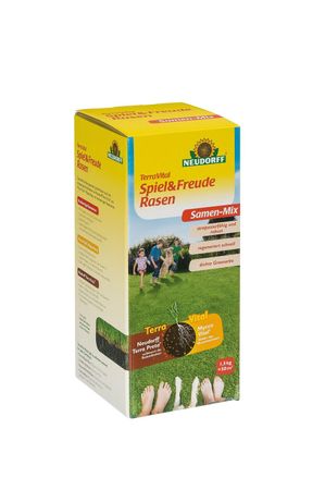 Neudorff TerraVital Spiel und FreudeRasen 1,5 kg strapazierfähiger Rasensamen