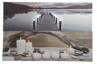 LED Leinwand 6 LED die leuchten Batteriebetrieben