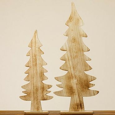 Dekoaufsteller Kjell Tannenbaum Deko Baum Holz natur 61 cm