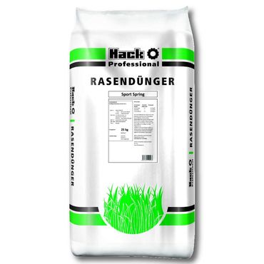 Hack Profi Rasendünger Sport Spring 25 kg