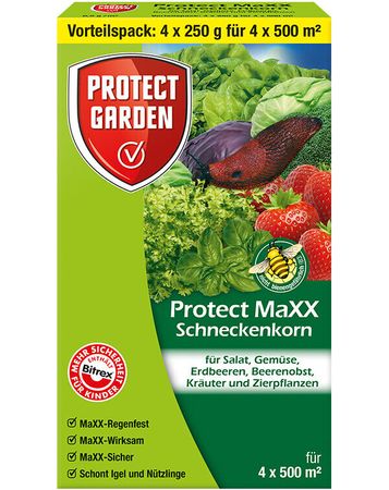 Protect Garden protect Maxx Schneckenkorn 1 kg (4 x 250 g)