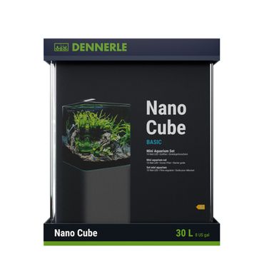 Dennerle 3305 Nano Cube Basic 30 L Aqua Mini Abgerundete Frontscheibe