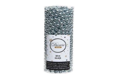 Perlenkette Perlenband Perlengirlande Kunststoff Ø0,8 cm L10 m blau