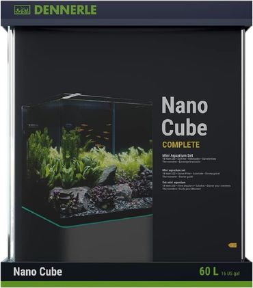 Dennerle 3309 Nano Cube Complete 60 Liter - Mini Aquarium Komplettset 