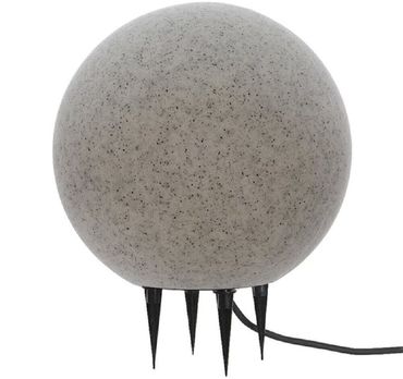 LED Kugel Deko Beleuchtung außen Steinoptik Garten Kugelleuchte Ø 50cm