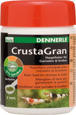 Dennerle CrustaGran Hauptfutter für Garnelen und Krebse Granulatfutter 100 ml