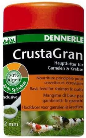Dennerle CrustaGran Hauptfutter Garnelen Krebse Granulatfutter 100 ml