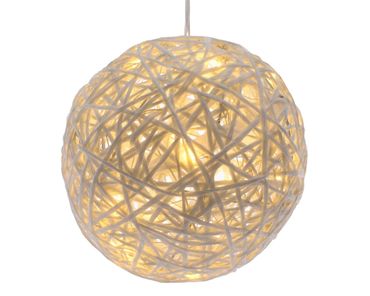 LED Papier Ball Ø 27,5 cm 30 LED Batterie betrieben